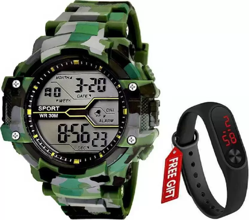 Royal Look Waterproof Military Army Watch For Men’s Boys & Kids Digital Watch - For Men 1236