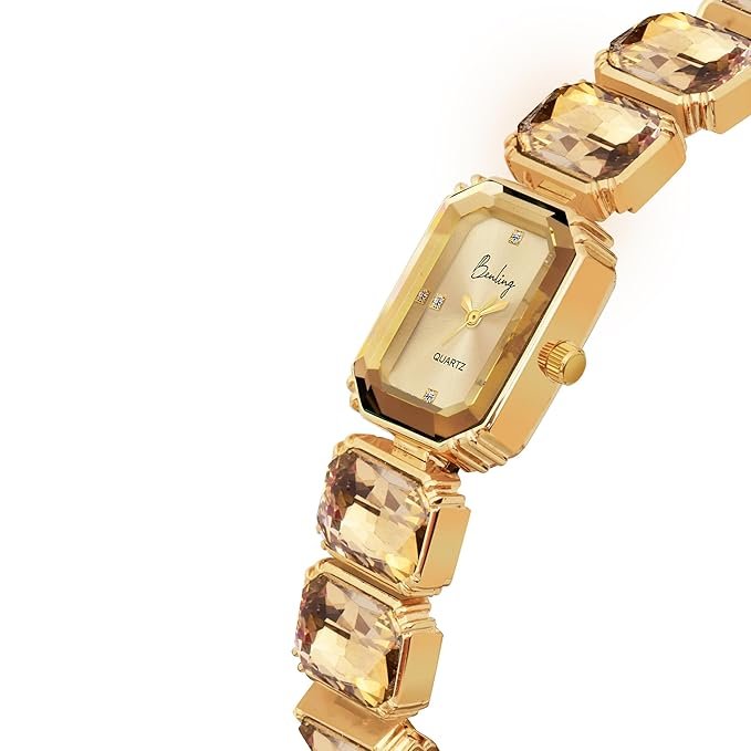 Tiya Octagon Cut Bracelet Watch for Women