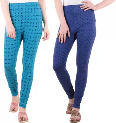 Tiya Women's Slim Fit Soft Cotton Printed Leggings