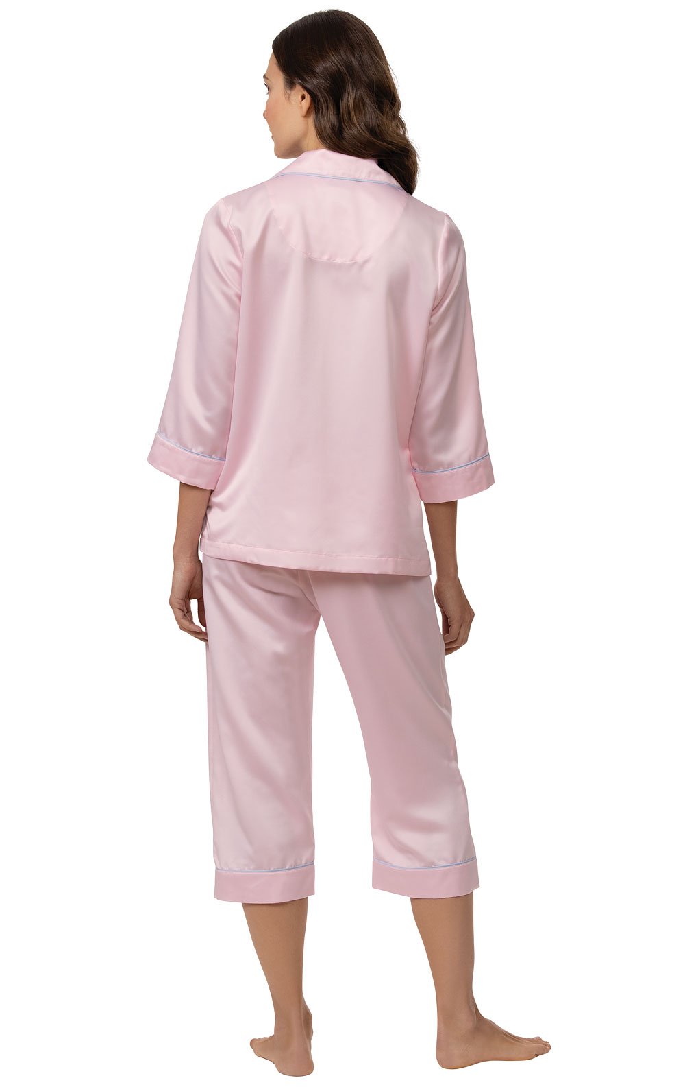 TIYA Womens Pajama Sets Summer Cotton Button Up Short