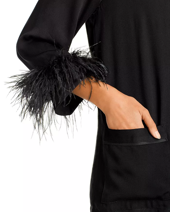 Sleeper Women's Party Pajama Set with Double Feathers