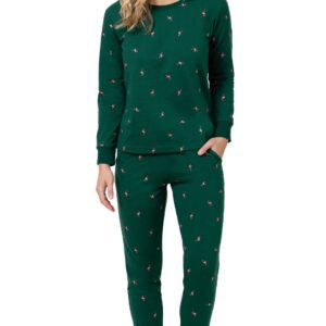 Flamingo Long Sleeve Jogger Pajamas