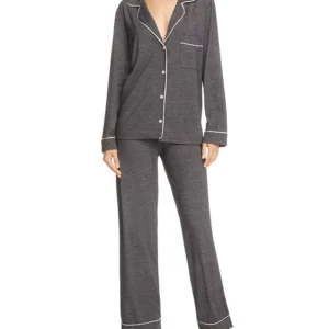 Womens Bella Relaxed Long Sleeve Top & Pant Pajama Set