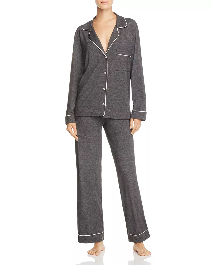 Womens Bella Relaxed Long Sleeve Top & Pant Pajama Set