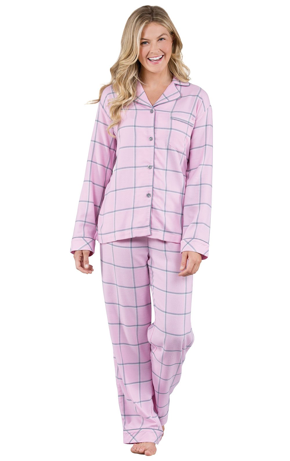World's Softest Flannel Boyfriend Pajamas for Women