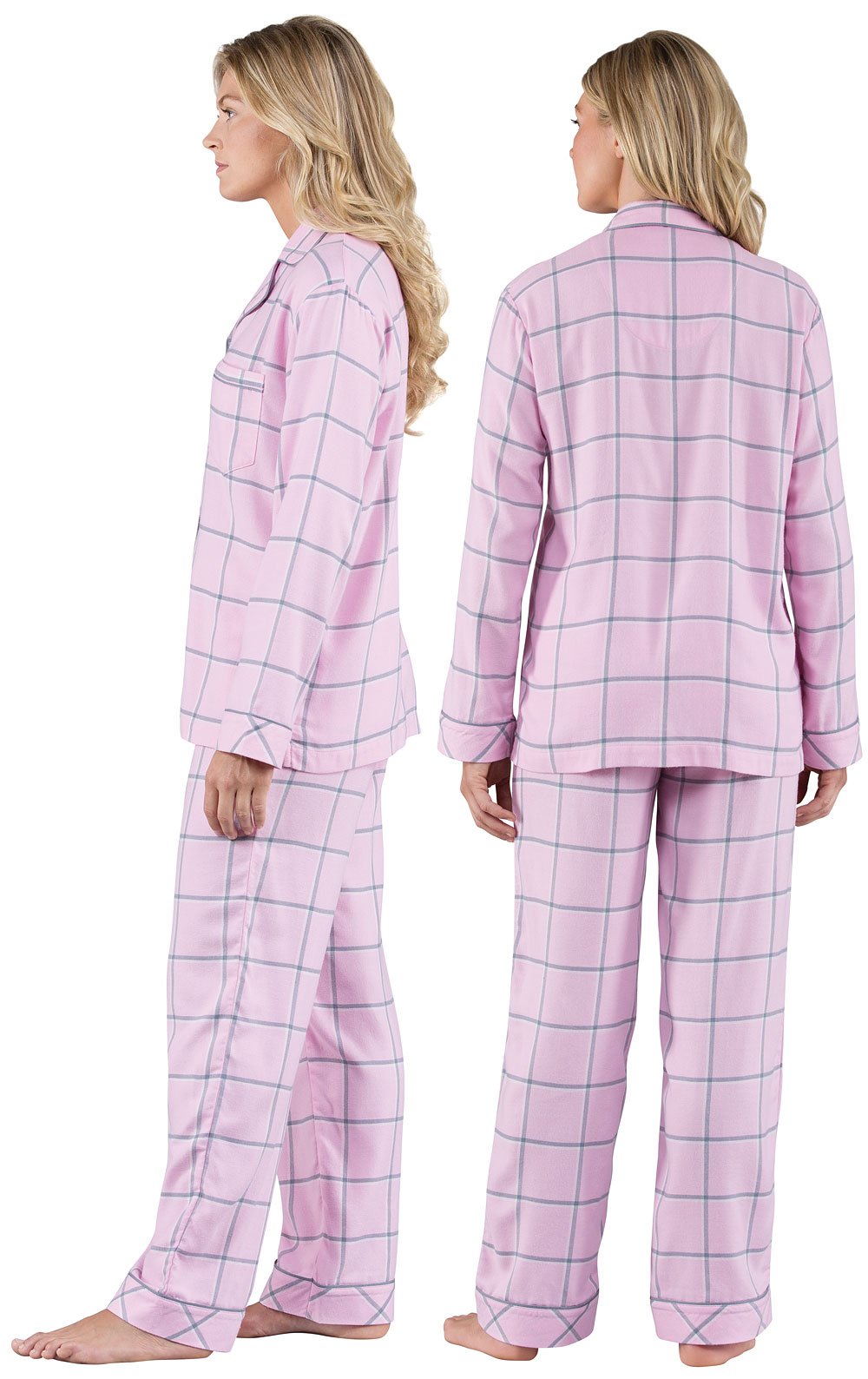 World's Softest Flannel Boyfriend Pajamas for Women