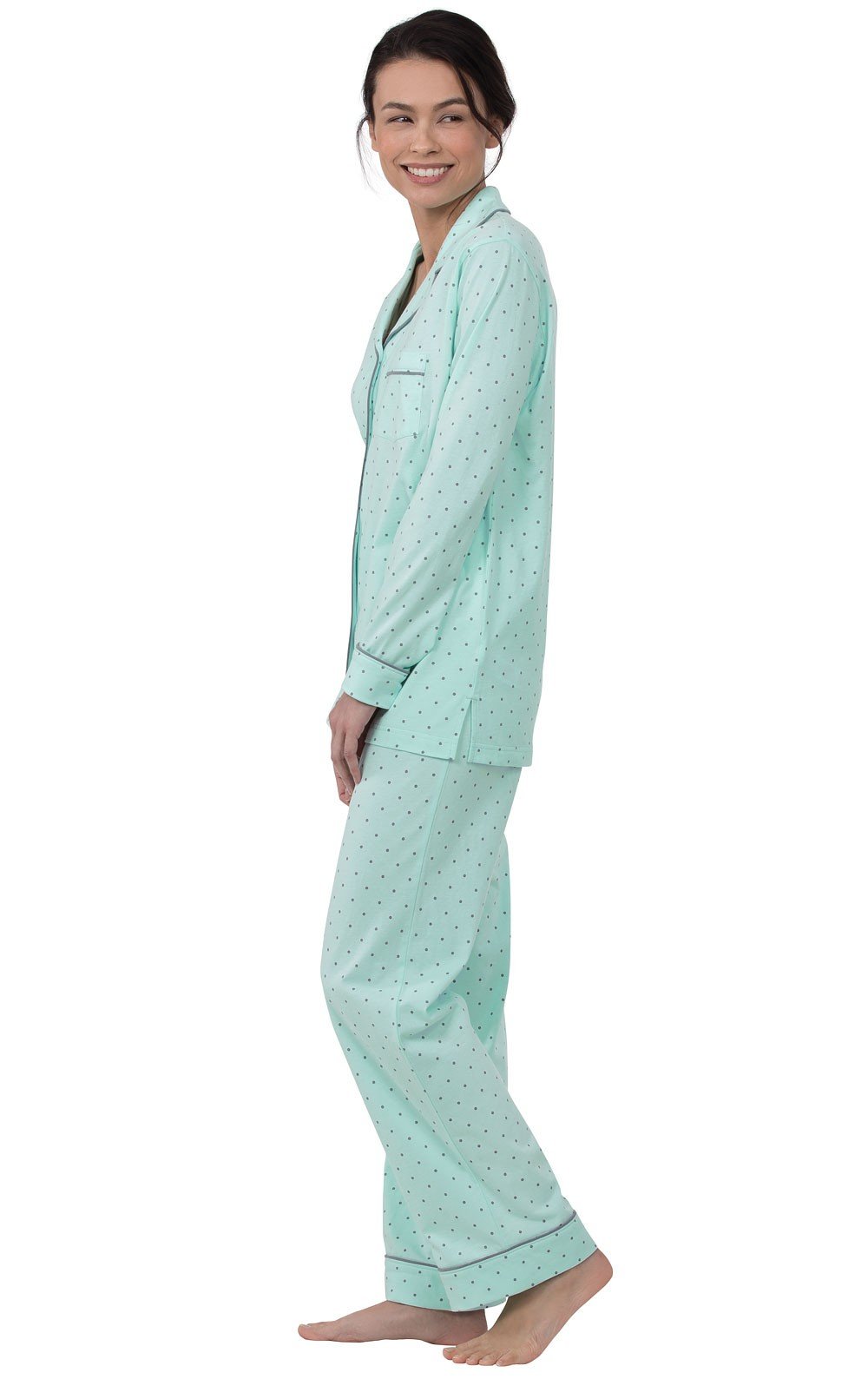 Womens PJs Sets Soft - Pajama Sets for Women Cotton, Mint