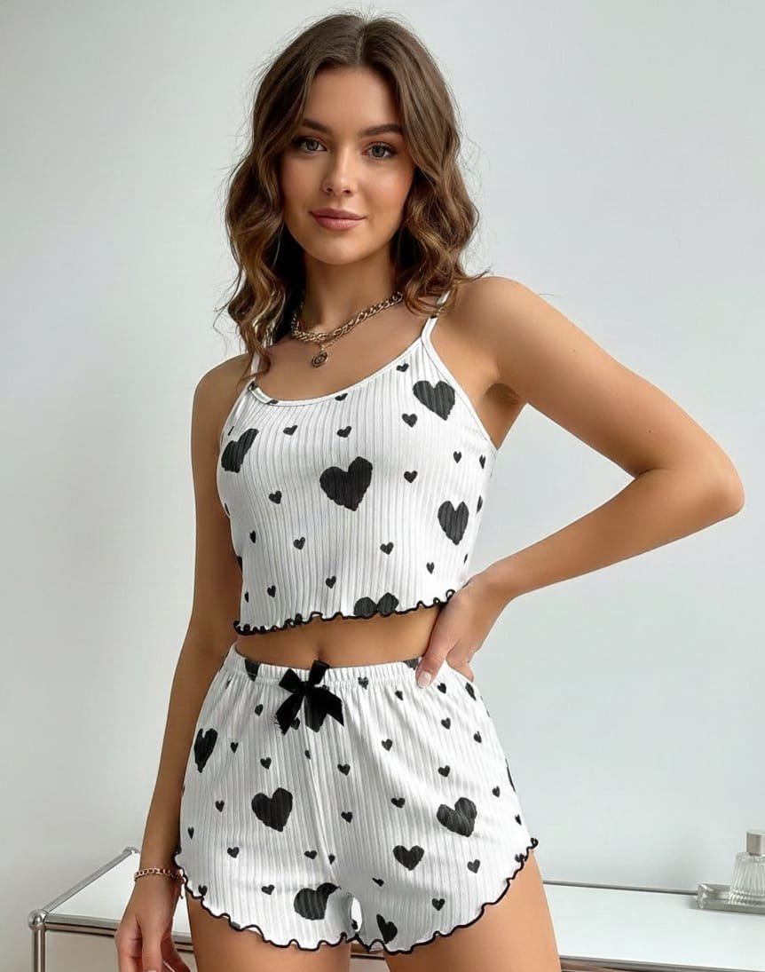 Womens Sexy Lingerie Silk Pajamas Cami Shorts Set Lace NightSleepwear Babydoll