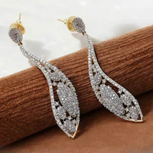 Tiya”s American Diamond Contemporary Earrings