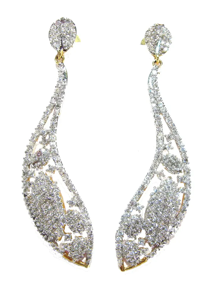 Tiya"s American Diamond Contemporary Earrings