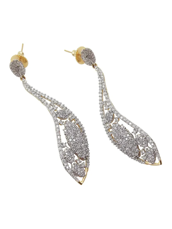 Tiya"s American Diamond Contemporary Earrings