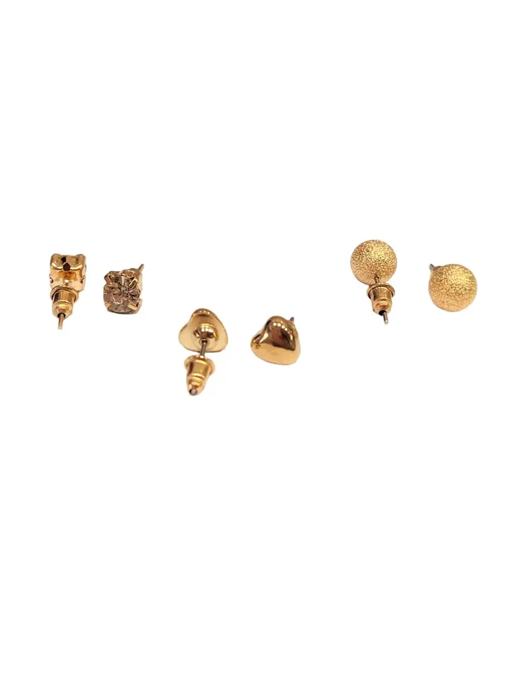 Tiya"s Gold Plated Combo Earrings