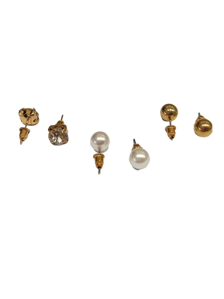 Tiya"s Gold Plated Combo Earrings