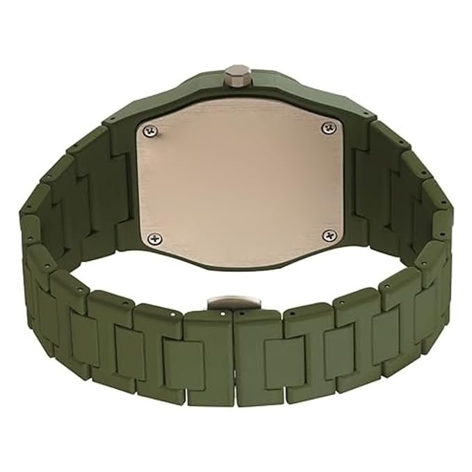 I-Next Modern Minimalist Polycarbon Analog Unisex Watch, Lightweight Touch Strap