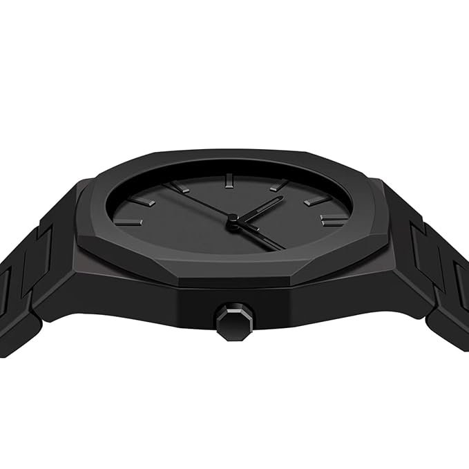 I-Next Modern Minimalist Polycarbon Analog Unisex Watch, Lightweight Touch Strap