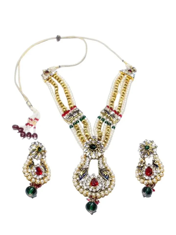 Tiys"s Red Green Jewellery Set